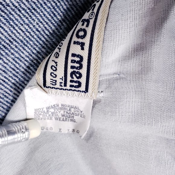 Vintage Levi's For Men Jeans Men's 40x30 With A Skosh More Room Blue Denim 80s - Picture 7 of 9